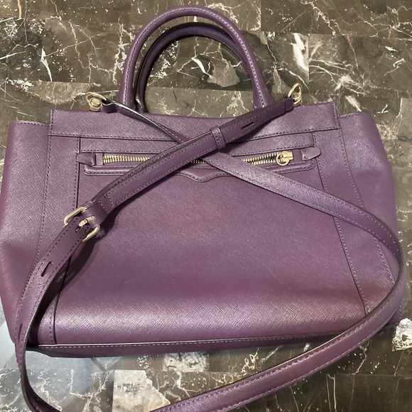 Rebecca Minkoff Leather Handbag & Shoulder Strap - Picture 3 of 8